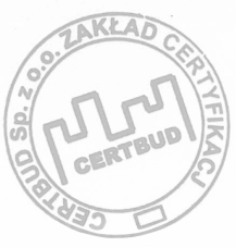 Dom z Bieszczad - certyfikat wyrobu budowlanego