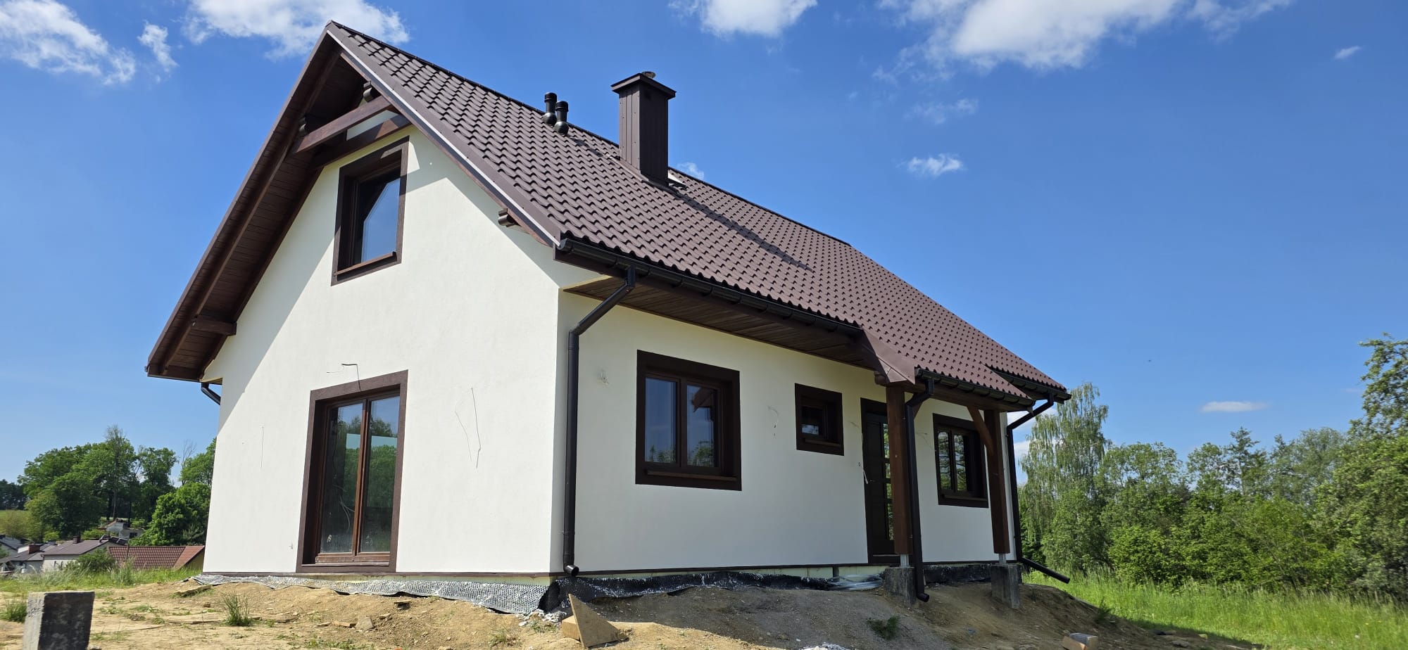 Projekt indywidualny – dom szkieletowy w województwie podkarpackim.